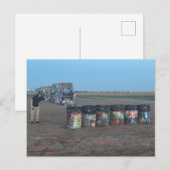 Cadillac Ranch Amarillo ポストカード (正面/裏面)