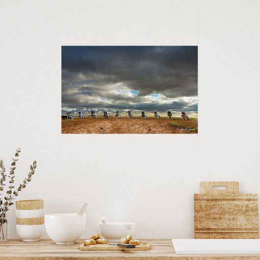 Cadillac Ranch I ポスター (キッチン)