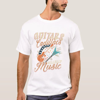 Cadillacs Hillbilly Music Tシャツ