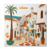 Cádiz Andalusia Spain Ceramic Tile タイル (正面)