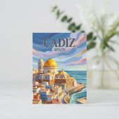 Cadiz Old Town Spain ポストカード (スタンド正面)