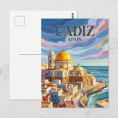 Cadiz Old Town Spain ポストカード (正面/裏面)