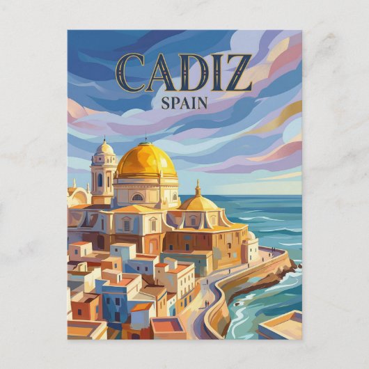 Cadiz Old Town Spain ポストカード (正面)