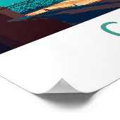 Cadiz Travel Print Wall Art Cadiz Wall Hanging Hom ポスター (角)