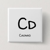 Cadmio - Cd 缶バッジ (正面)