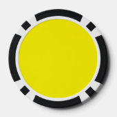 Cadmium yellow (solid color)  ポーカーチップ (裏面)