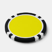 Cadmium yellow (solid color)  ポーカーチップ (シングル)