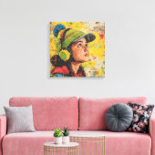 Cadre art abstrait  キャンバスプリント (インサイチュ (リビング))