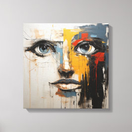 Cadre art abstrait キャンバスプリント