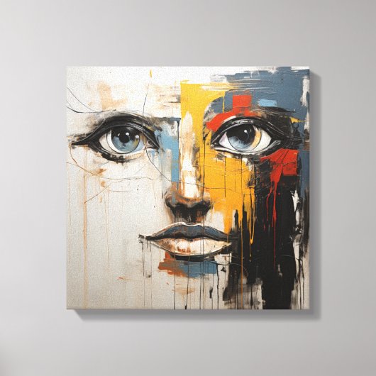 Cadre art abstrait キャンバスプリント (正面)