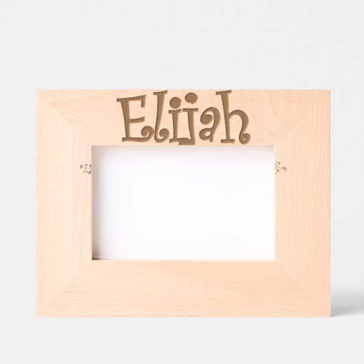 Cadre Photo à Poser "Elijah" – Décoration Chambre レーザー彫刻フレーム (正面)