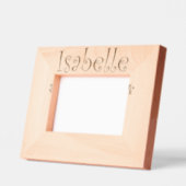 Cadre Photo à Poser "Isabelle" – Cadeau bébé レーザー彫刻フレーム (左)