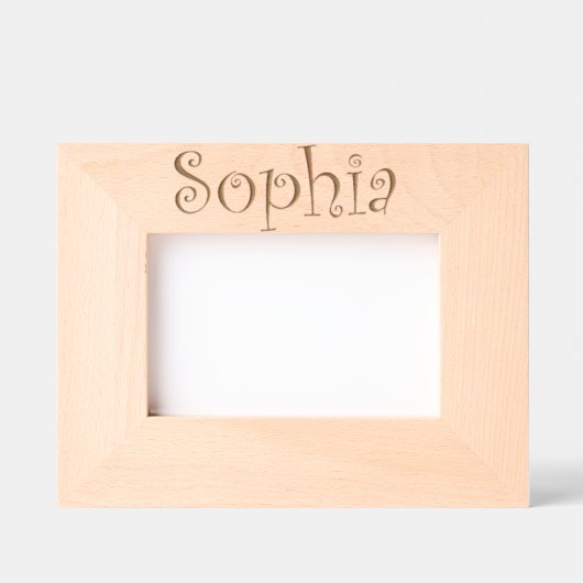 Cadre Photo à Poser "Sophia" – Décoration Chambre レーザー彫刻フレーム (正面)