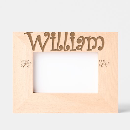 Cadre Photo à Poser "William" – Décoration Chambre レーザー彫刻フレーム (正面)