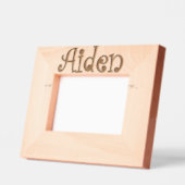 Cadre Photo Bébé "Aiden" – Décoration Chambre レーザー彫刻フレーム (左)