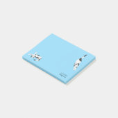 cadstudiosの青い猫たち ポストイット (アングル)