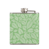 Caduceusと離れ背景フラスコ フラスク (裏面)