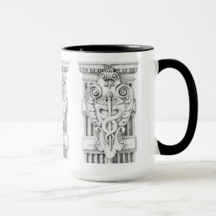 CADUCEUS背の高い黒のコンボマグカップ マグカップ