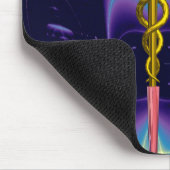 CADUCEUS、金ゴールド鮮やかアメート マウスパッド (コーナー)