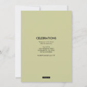 Caduceus Medical Graduationの枠に入っている 招待状 (裏面)