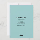 Caduceus Medical Graduationの枠に入っている 招待状 (裏面)