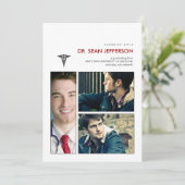 Caduceus Medical Graduationの枠に入っている 招待状 (スタンド正面)