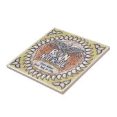 Caduceus wings rn nurse タイル (側面)