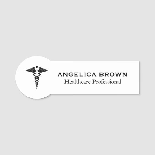 Cadues Symbol Medical Healthcare Nameタグ 名札 (正面)