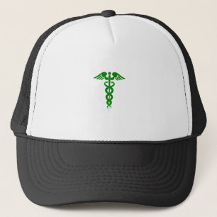 Cadueus Medical Symbol Green(カデュース医療記号緑) キャップ