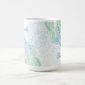 Caelum Mandala 15 oz. Personalized Mug コーヒーマグカップ (中央)