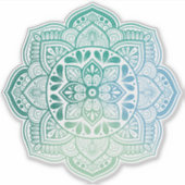 Caelum Mandala Custom-Cut Vinyl Sticker シール (正面)
