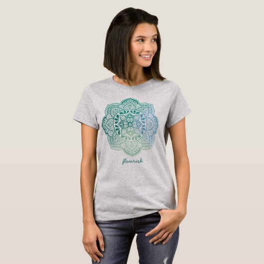 Caelum Mandala Personalized T-Shirt Tシャツ (正面フル)