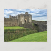 Caerphilly Castle in Wales ポストカード (正面)