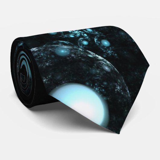 Caeruleus Clastのフラクタルのタイ ネクタイ (ロール)