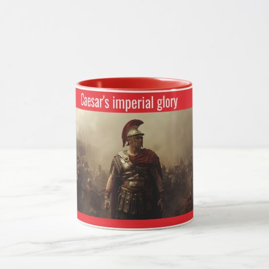 Caesar's imperial glory red マグカップ (中央)