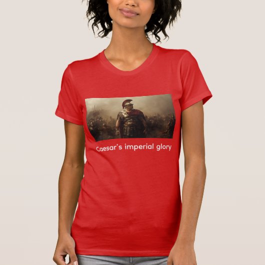 Caesar's imperial glory red tシャツ (正面)
