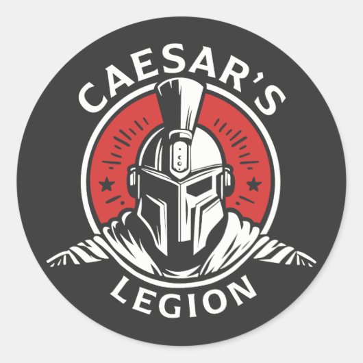 Caesars Legion New Vegas Fallout ラウンドシール (正面)