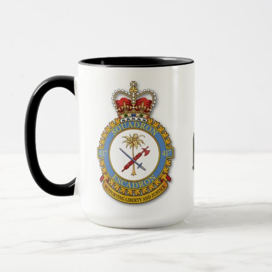 CAF 417 Squadron CF-104 Mug マグカップ (左)