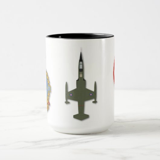 CAF 417 Squadron CF-104 Mug マグカップ (中央)