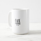 Caféカーターのマグ コーヒーマグカップ (正面左)