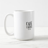 Caféカーターのマグ コーヒーマグカップ (左)