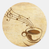 café ラウンドシール (正面)