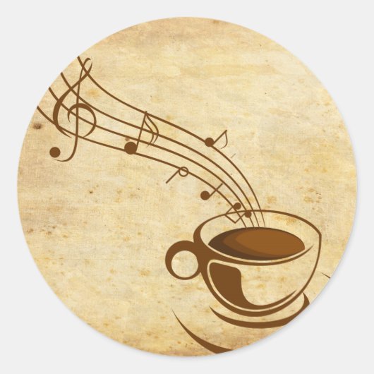 café ラウンドシール (正面)