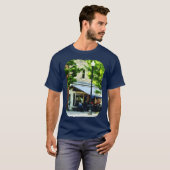 Cafe Albany NY retro Tシャツ (正面フル)