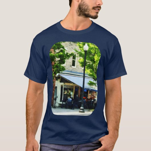 Cafe Albany NY retro Tシャツ (正面)