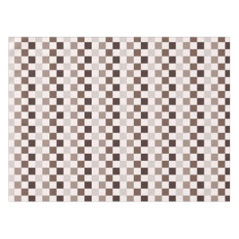 Cafe Au Lait checkerboard pattern テーブルクロス