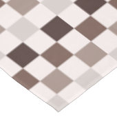 Cafe Au Lait checkerboard pattern テーブルクロス (アングル)
