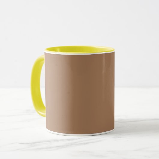 Café au lait (solid color)  マグカップ (正面左)