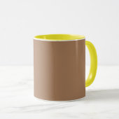 Café au lait (solid color)  マグカップ (正面右)