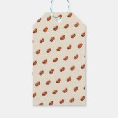 Cafe Bebe Baby Is Brewing Coffee Brown Baby Shower ギフトタグ (裏面)